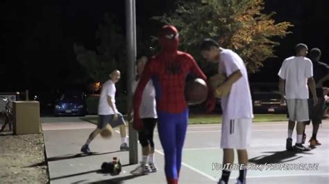 The Professor As Spiderman Plays Basketball Part 2 Youtube