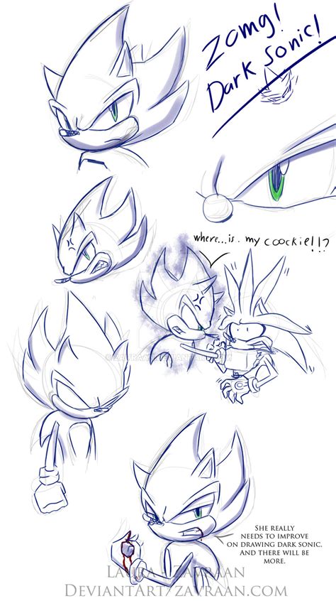 Dark Sonic Sketches By Zavraan On Deviantart