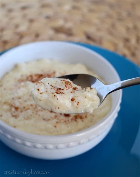 Creamy Rice Pudding Recipe That Is Cooked On The Stove Top Great Way