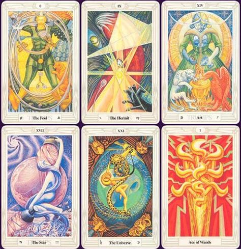 thoth tarot deck by aleister crowley the magick cauldron