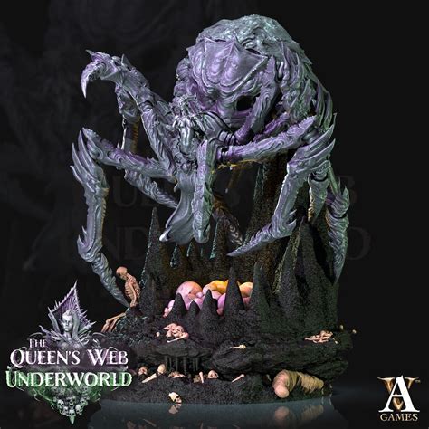 Giant Drow Goddess Lolth Queen Of Spiders 100mm Etsy Uk