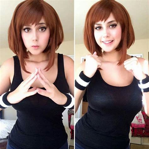 Cosplay Lindo Uraraka Cosplay Cosplay Anime Cosplay Outfits 3d Foto