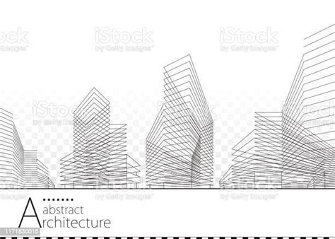 Architectural Abstract Building Design Stock Illustration Download
