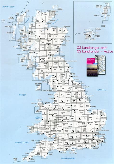 Discover the outdoors in britain's popular cities. Ordnance Survey Landranger Map 1:50,000