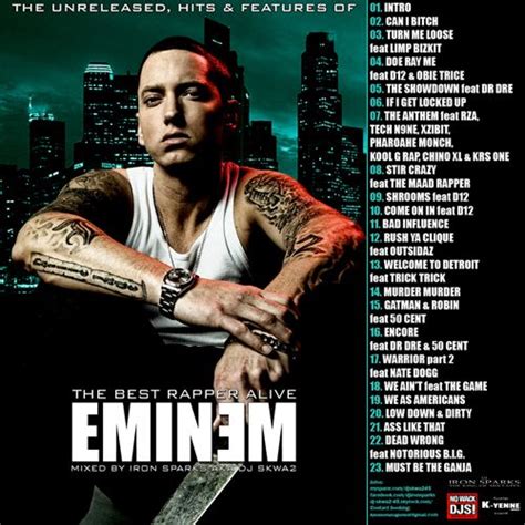 Eminem Eminem The Hits Unreleased And Features Of The Best Rapper