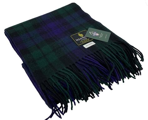 Black Watch Tartan Plaid Blanket The Scottish Grocer