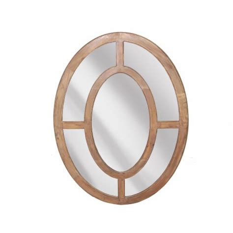 Oval Wood Framed Mirror 1 Kroger
