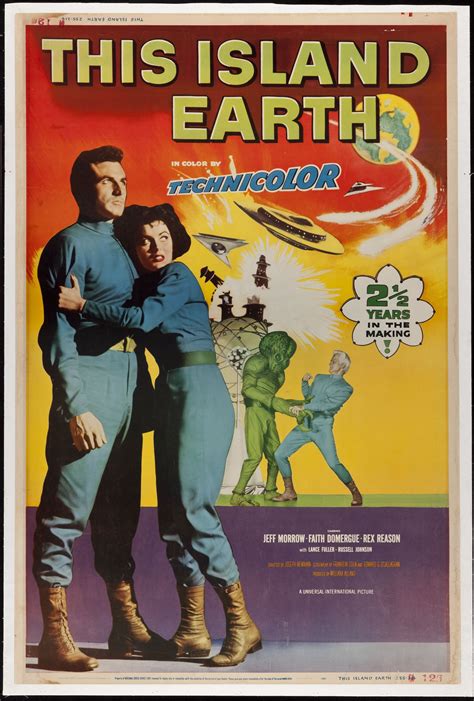 This Island Earth 1955 A Quest To Save A Dying Planet An Evil Alien Scheme To Take