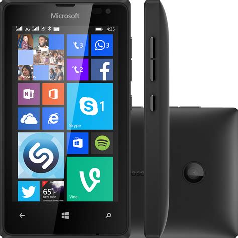 Smartphone Microsoft Lumia 435 Dtv Dual Chip Desbloqueado Windows Phone
