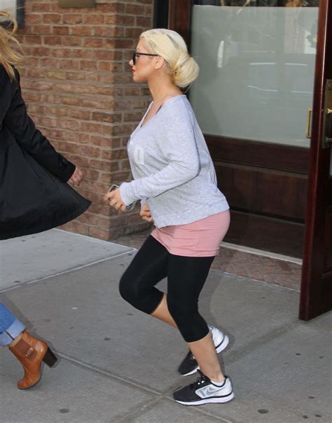 Christina Aguilera Out And About In New York Hawtcelebs