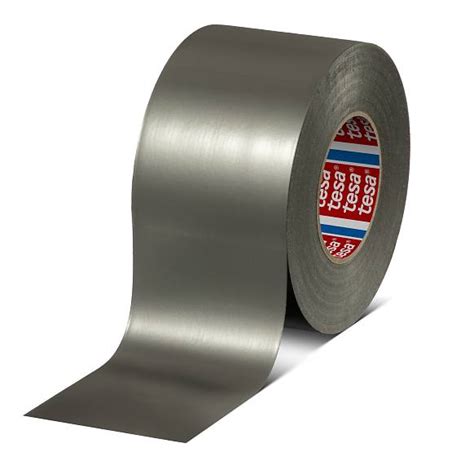 Tesa 4258 Pv1 Premium Grade Pvc Silver Duct Tape 48mm X 50m Adhesive