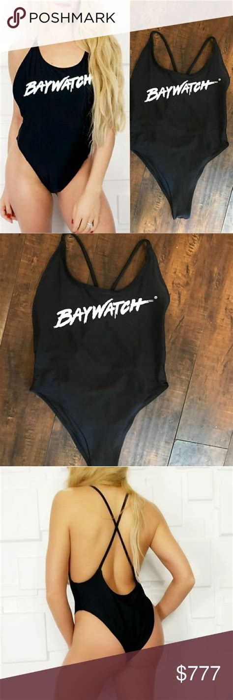 ONE PIECE BAYWATCH SWIMSUIT NWT Bay Watch Swimsuit Clothes Design