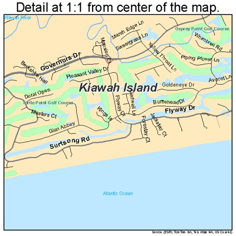 Kiawah Island South Carolina Street Map 4538162