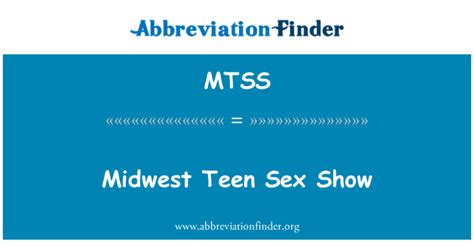 mtss definition midwest teen sex show abbreviation finder