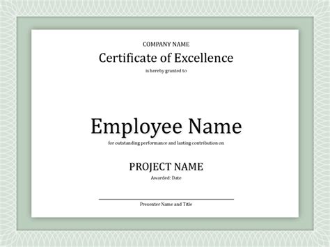 Employee Of The Quarter Certificate Template About Throughout