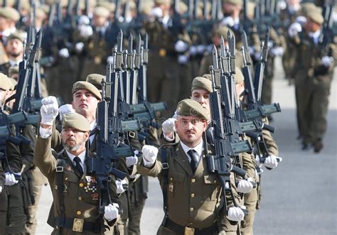 Spanish Army Parade Detail Editorial Photo Image Of Patriotism 134643196