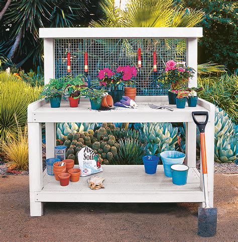 18 Diy Potting Benches Youll Want To Show Off Potting Bench Plans