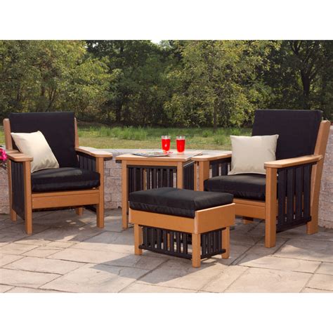 Montauk Amish Patio Chair Set Amish Poly Furniture Cabinfield
