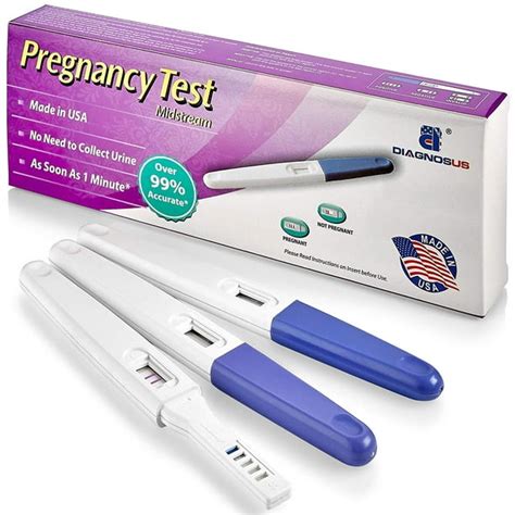 Early Results Pregnancy Test Pack Of 3 Home Pregnancy Tests Clear And Over 99 Accurate