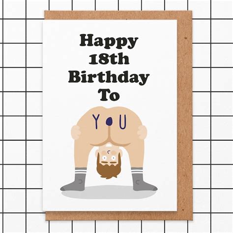 Funny Th Birthday Card Etsy