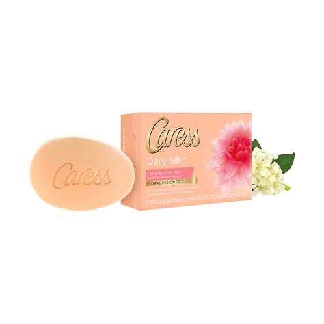 Caress Daily Silk With Floral Oil Essence Beauty Bar Soap 315 Oz