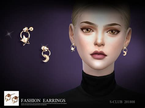 The Sims Resource S Club Ll Ts4 Earring 201808