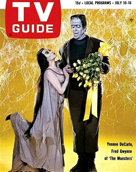 Tv Guide Featuring Herman And Lily Munster Tv Guide Classic