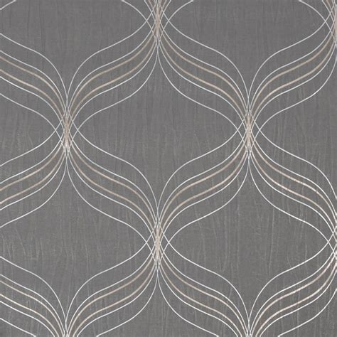 Boutique Optical Geo Grey Removable Wallpaper In The Wallpaper