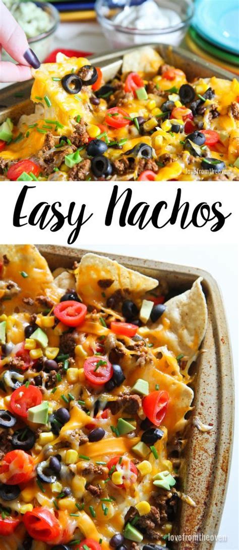 How To Make Easy Nachos | Nachos recipe easy, Recipes ...