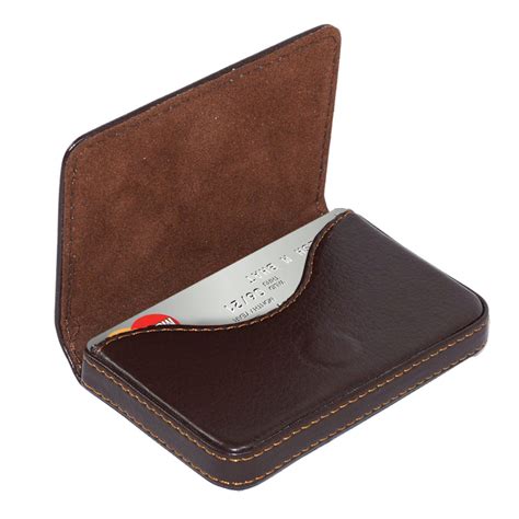 Nisun Imported Leather Pocket Sized Business Credit Atm Card Holder