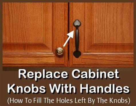 Replace Cabinet S With Handles How To Fill Holes