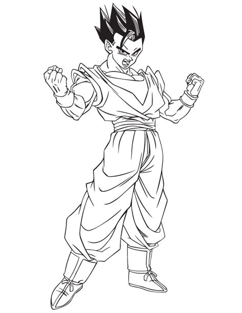 Dragon Ball Z Coloring Pages Gohan - Coloring Home