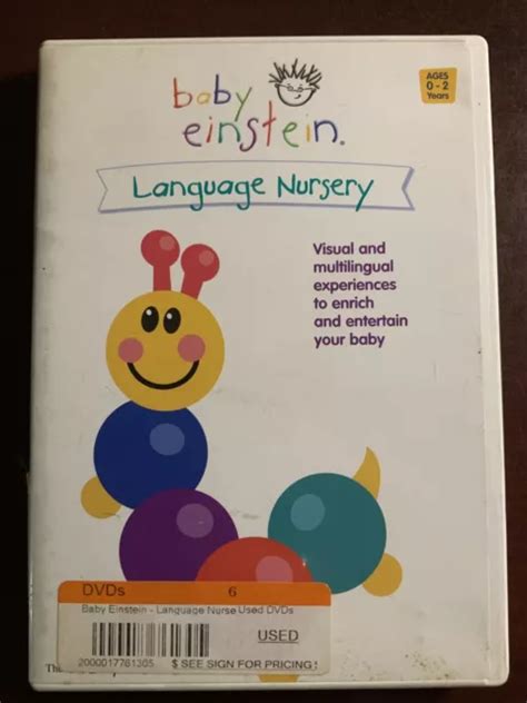 Baby Einstein Language Nursery Dvd 2002 £116 Picclick Uk