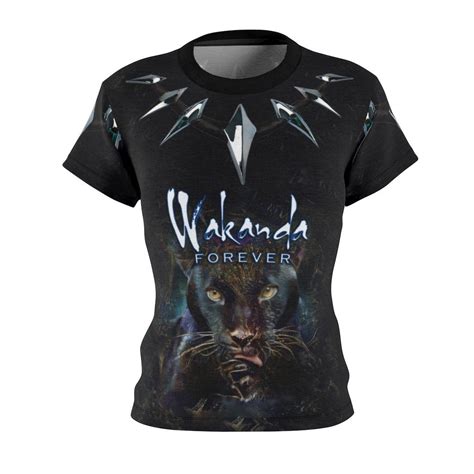 Womans Black Panther T Shirt Etsy
