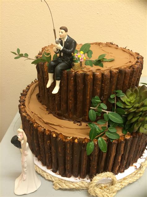 Country Wedding Grooms Cake Robert Blair Torta Nuziale