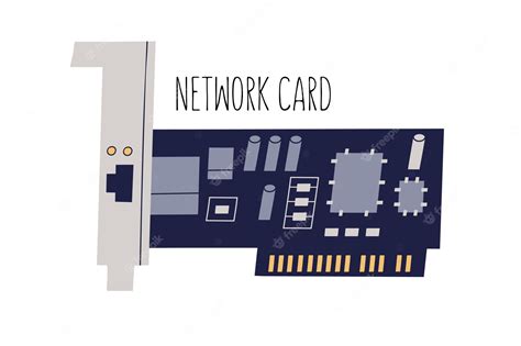 Premium Vector Network Interface Adapter Controller Or Card