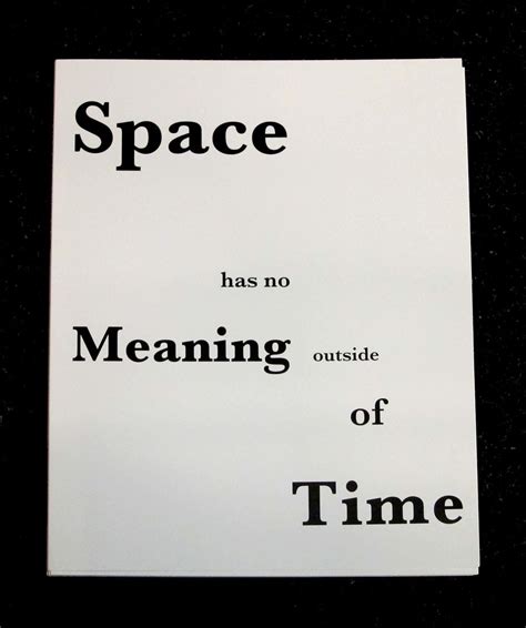 Just in time or jit has evolved from the toyota manufacturing system. Space Has No Meaning Outside Of Time - Koenraad ...