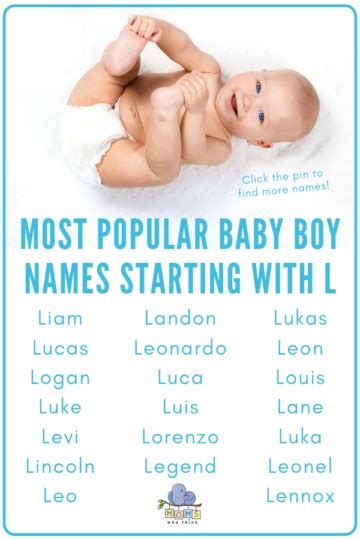 Baby Boy Names That Start With L