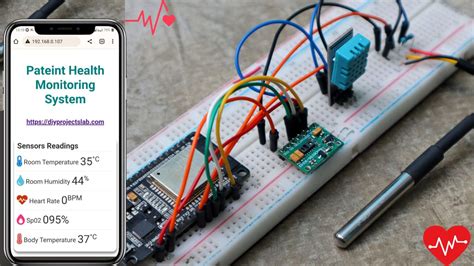 Iot Patient Health Monitoring System Project Using Esp Real Time