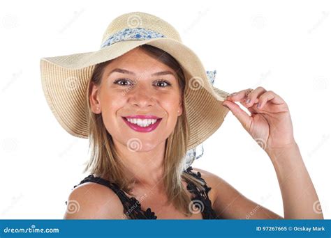 Young Woman Having Fun Stock Image Image Of Female Posing 97267665