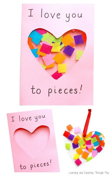We did not find results for: Love you to Pieces Suncatcher Card | Mothers day crafts ...