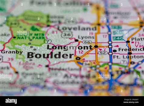 Longmont On A Map Hi Res Stock Photography And Images Alamy