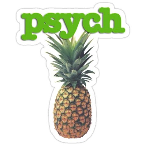 Psych Stickers By Nomeremortal Redbubble