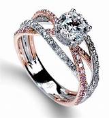 Silver And Diamond Engagement Rings Images
