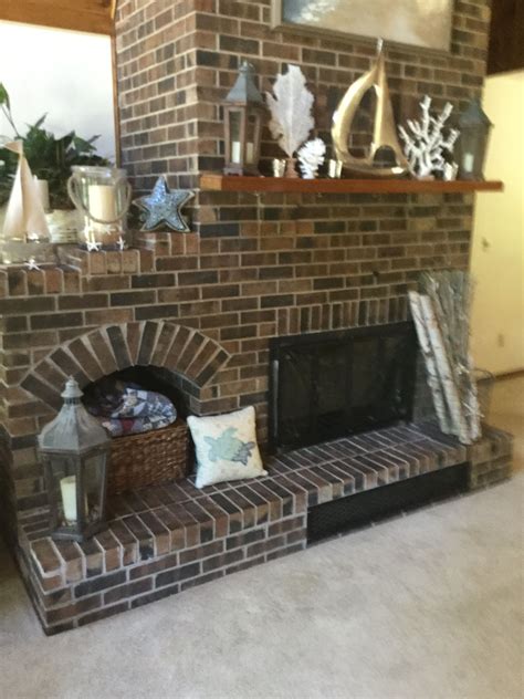 Brick Fireplace With Tv Brick Fireplace Tv Home Decor Decoration