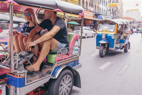 Bangkok Thailand Asia Tuk Tuk Travellers © Photography By Damien
