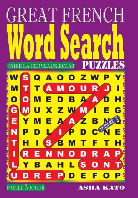 Great French Word Search Puzzles Vol 2 By Asha Kato Paperback