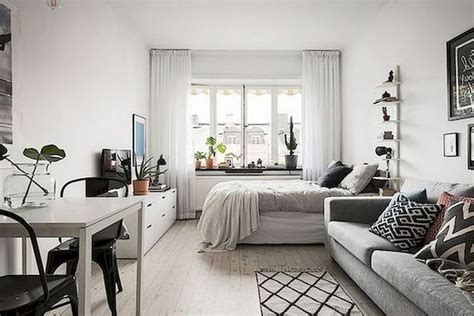 Gorgeous 50 Stunning Minimalist Studio Apartment Small Spaces Decor