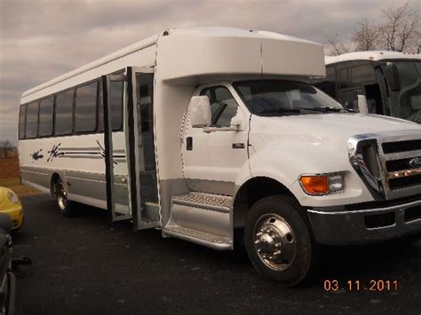 2 Available 2008 Ford F650 Starcraft Shuttle Bus 3049 Mid Size