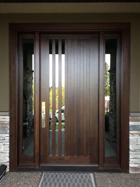 Custom Wood Door By Premiere Door Design Modern Contemporary Front Doors Modern Entrance Door